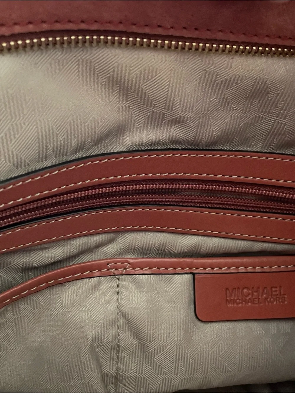 NEW! Michael Kors Suede Hobo Bag in Rust Tan with Tassel